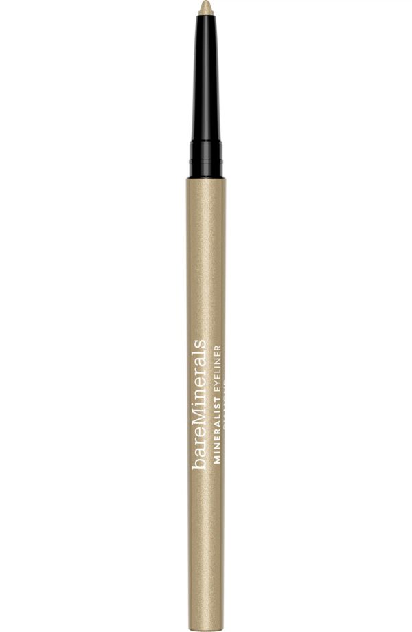 bareMinerals Mineralist Lasting Eyeliner - Diamond For Women 0.012 oz Eyeliner, 0.35g, Gold