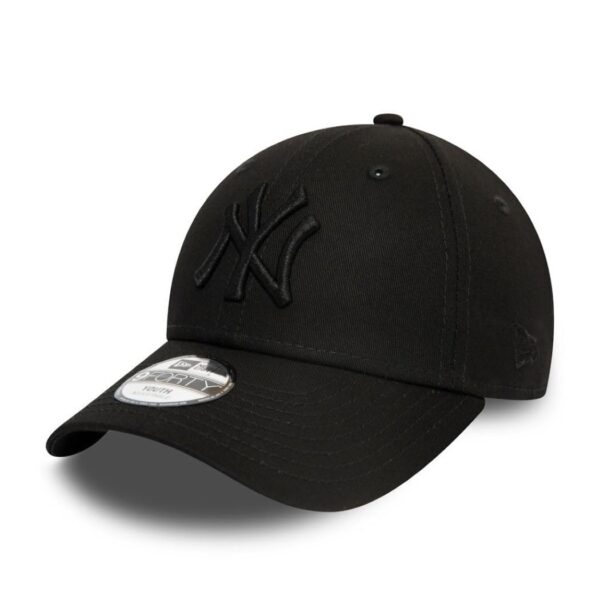 New Era New York Yankees 9forty Adjustable Kids Cap League Essential Black/Black - Child