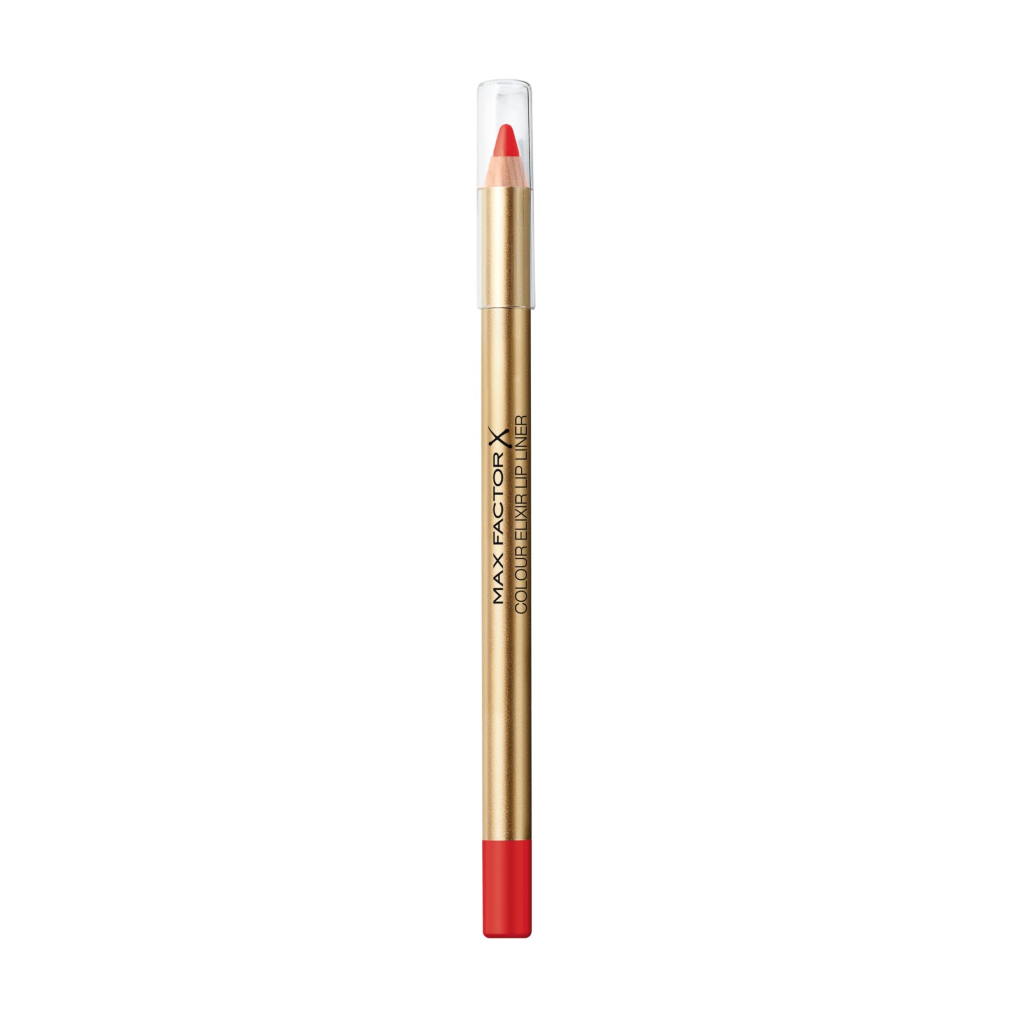 Max Factor Colour Elixir Lip Liner 60 Red Ruby Lip Liner for Ideally Defined Lips with Smooth Texture and Matte Finish Extends Lasting Lipstick 5g