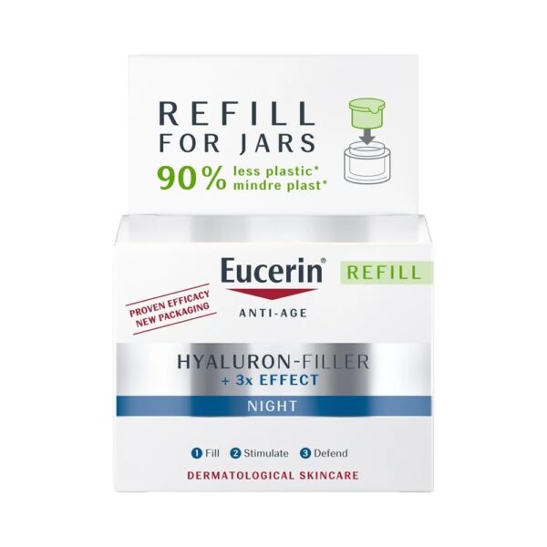 Eucerin Anti-Age Hyaluron-Filler +3x Effect Night Cream for all skin types (50 ml)