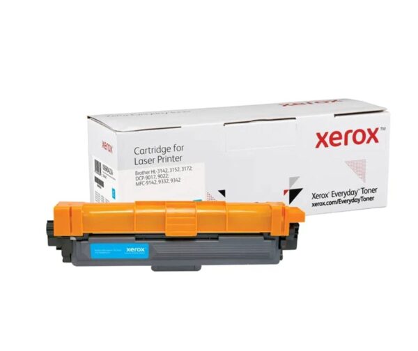 Everyday by Xerox Cyan Toner compatible with Brother TN242C, Standard Capacity