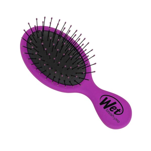 Wet Brush Squirt Detangler Hair Brush with Soft IntelliFlex Bristles, Mini Travel Detangler - (Voilet)