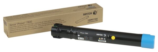 Xerox 106R01566 Toner Cartridge – For Phaser 7800, Cyan