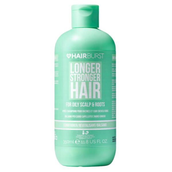 Hairburst Hair Conditioner for Oily Roots and Scalp - Removes Excess Sebum and Greasy Oil Build-Up - Vegan - 350ml