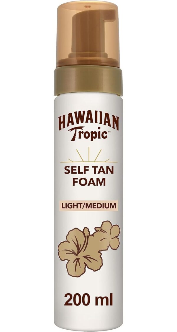 Hawaiian Tropic Light/Medium Self Tanning Foam 200ml