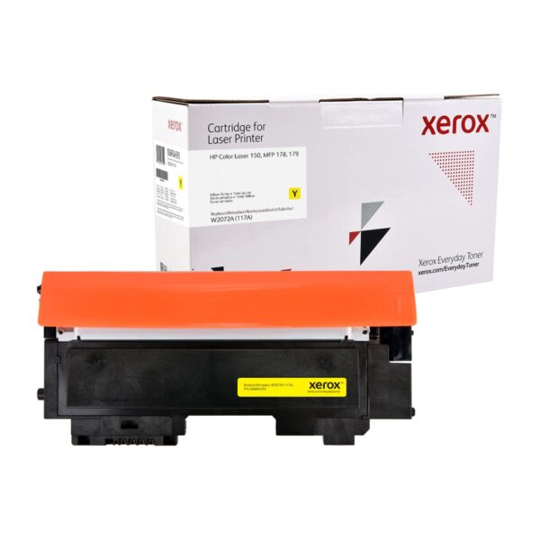 Everyday by Xerox Yellow Toner compatible with HP 117A (W2072A), Compatible toner cartridge for XET A4 (006R04593)