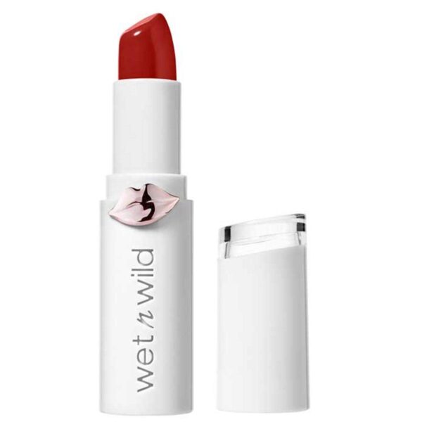 Wet n Wild, Megalast Lipstick, Long-lasting Moisturizing Lipstick with Shine Finish, Hydrating Formula with Microspheres, Natural Marine Plant Extracts, Coenzyme Q10 and Vitamins A & E, Fire-Fighting