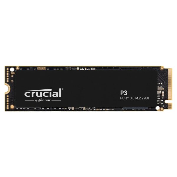 Crucial P3 500GB M.2 PCIe Gen3 NVMe Internal SSD - Up to 3500MB/s - CT500P3SSD8