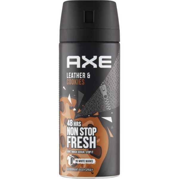 3X Axis Collision Leather + Biscuits Deodorant & Bodyspray All Day Fresh Each 150 ml