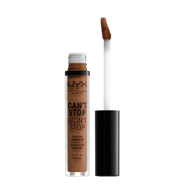 NYX Professional Makeup Can'T Stop Won'T Stop Full Coverage Concealer -Cappucino, 0.025