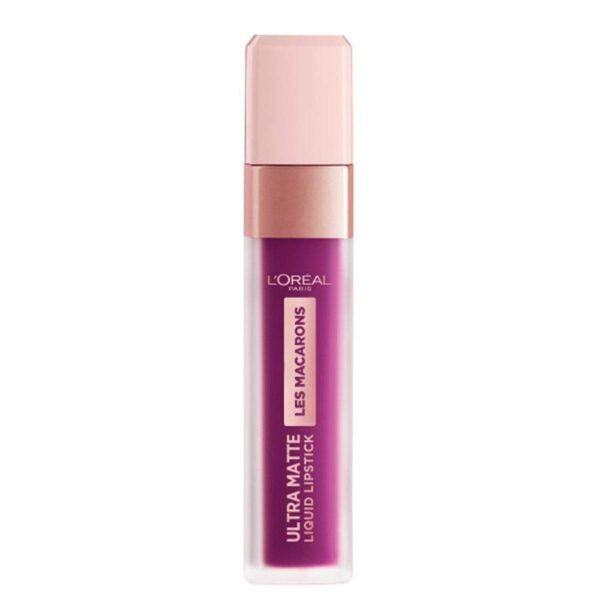 L'Oreal Paris Les Macarons Matte Liquid Lipstick 840 Infinite Plum, 31 g