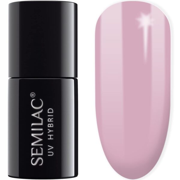 SEMILAC UV Gel Nail Polish - Soak Off, Long Lasting and Easy to Apply. Perfect for Home & Salon use UV/LED Gel Nails 7ml - 058 Heather Grey.