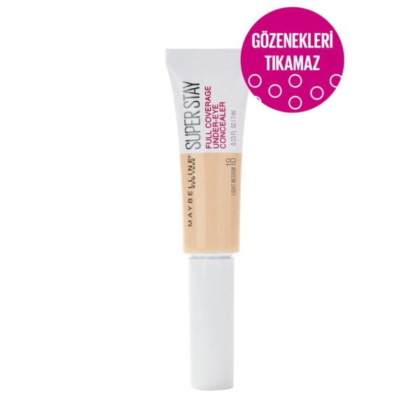 Maybelline New York Super Stay Under-Eye Concealer 18, Light Medium, 22 g