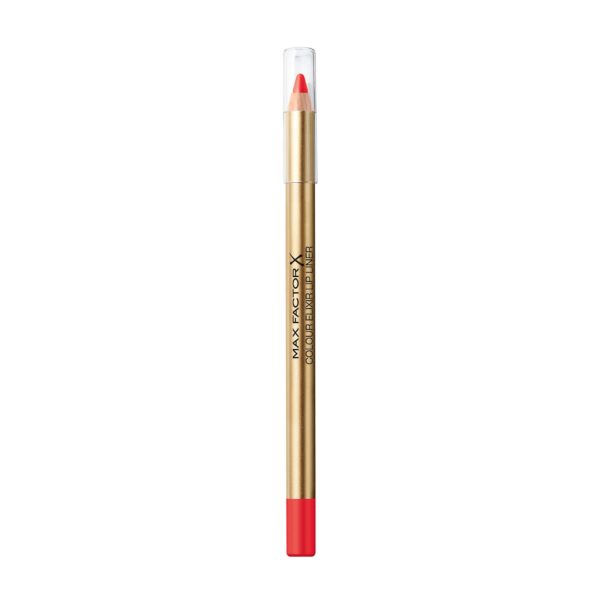 Max Factor Colour Elixir Lip Liner 55 Red Poppy Lip Liner for Ideally Defined Lips with Smooth Texture and Matte Finish Extends Lasting Lipstick 5g