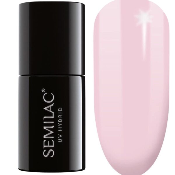 Semilac Extend Base 5in1 809 Tender Pink Gel Nail Polish Functions Long Lasting and Easy to Apply UV/LED Gel Nails 7ml.