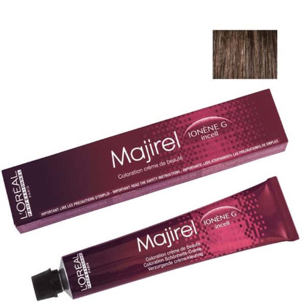 L'Oreal Professionnel Majirel Permanent Hair Colour, Number 5.32, 50 ml