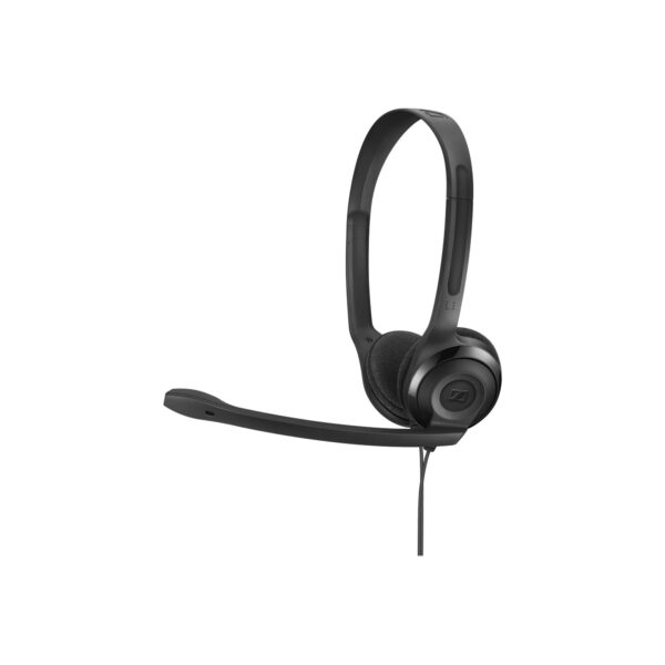 EPOS PC 3 Chat - Langlebiges On-Ear Headset PC, Kopfhörer mit Kabel, Rauschunterdrückendes Mikrofon, Einfach zu Verbinden, Stereosound, Für Online-Anrufe, -Unterricht, 2 x 3,5-MM-buchsen Schwarz