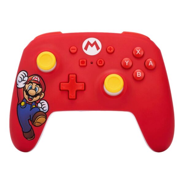 PowerA Wireless Controller for Nintendo Switch - OLED Model, Nintendo Switch and Nintendo Switch Lite - Mario Joy, Gamepad, Game Controller, Bluetooth Controller