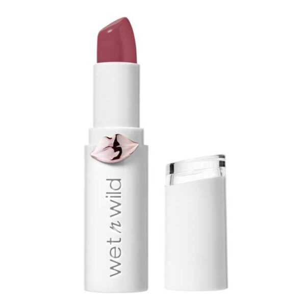 Wet n Wild, Megalast Lipstick, Long-lasting Moisturizing Lipstick with Shine Finish, Hydrating Formula with Microspheres, Natural Marine Plant Extracts, Coenzyme Q10 and Vitamins A & E, Rosé and Slay