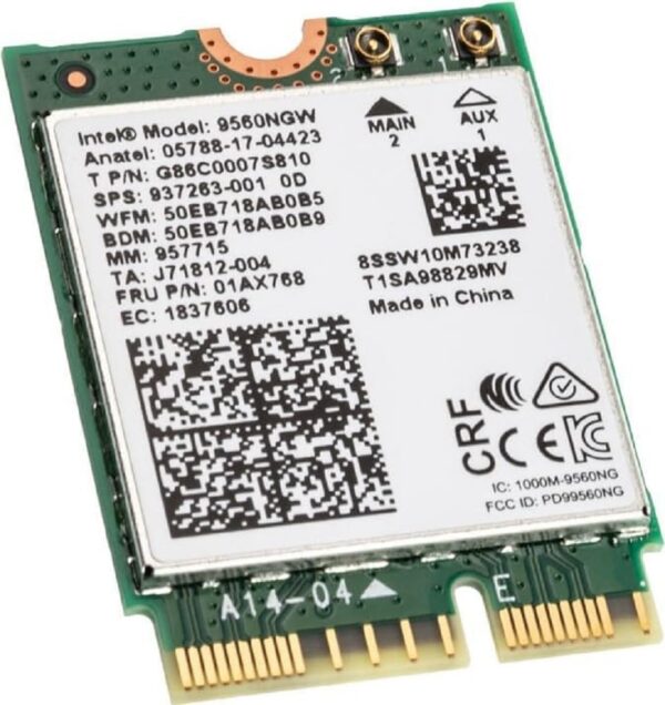 Intel Wireless-AC 9560 - Network adapter - M.2 2230, 9560.NGWG.NV