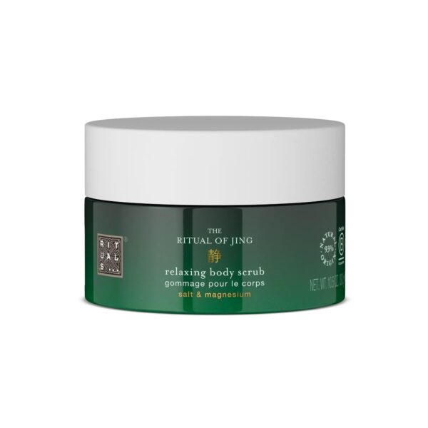 RITUALS Body Scrub The Ritual of Jing - Body Salt Scrub Made with Magnesium and Lotus Flower and Jujube Fragrance - Made from 92% Natural Origin Ingredients - 250g