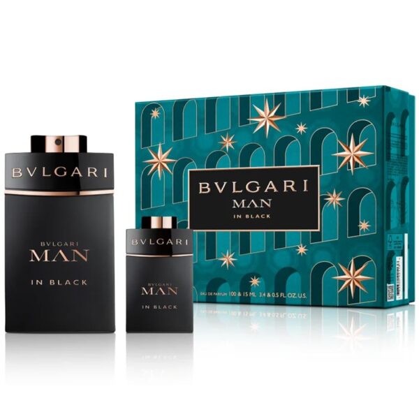 Bvlgari Man In Black Men's Gift Box Perfume Edp 100 ml Mini Size 15 ml