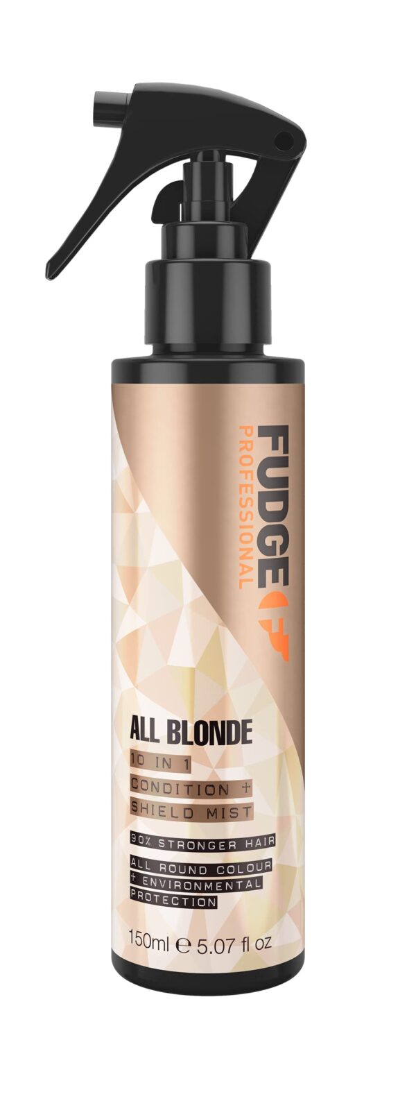 Fudge Professional All Blonde 10-in-1 Condition and Sheild Mist, 90 Percent Stronger Hair, Bond Repair Technology, 150 ml