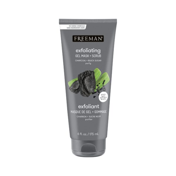 Freeman Feeling Beautiful Polishing Charcoal and Black Sugar Gel Mask and Scrub 175ml