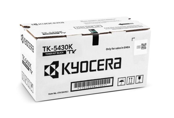 Kyocera Black Standard Capacity Toner Cartridge 1.25K pages for PA2100 & MA2100 - TK5430K