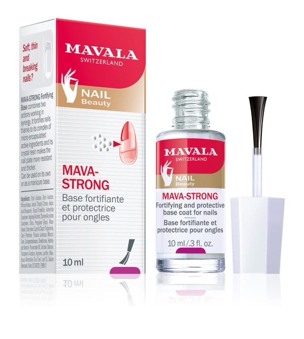 Mavala Mava-Strong Fortifying Base Coat, 0.3 Ounce