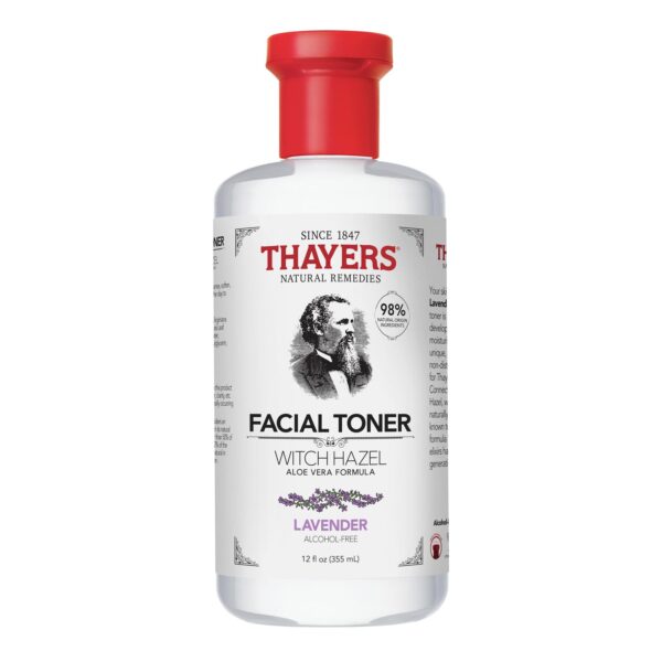 Thayers Witch Hazel Facial Gentle Lavender Toner Lotion with Organic Aloe Vera, 355ml