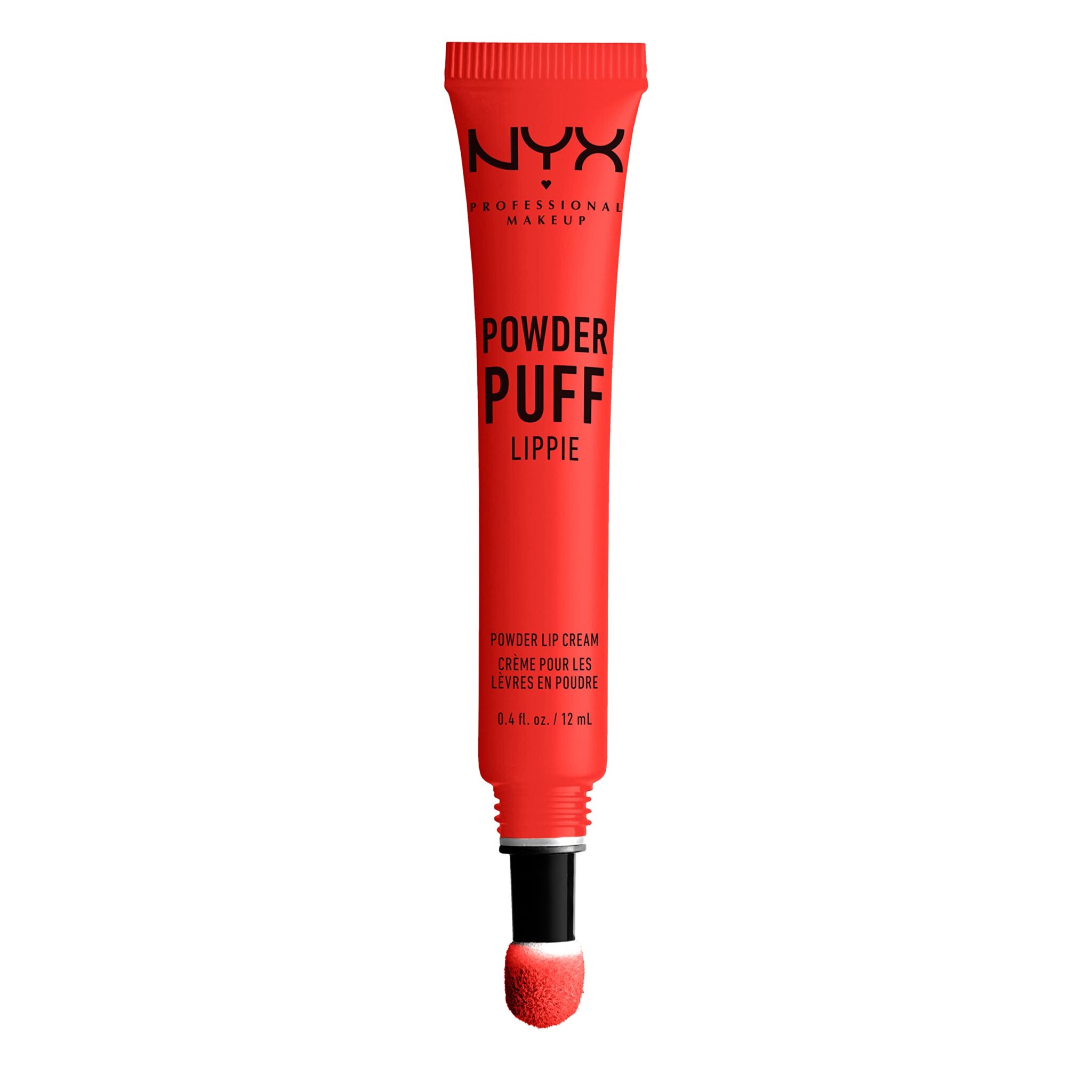 NYX PROFESSIONAL MAKEUP Powder Puff Lippie Lip Cream, Liquid Lipstick - Crushing Hard (Orange)