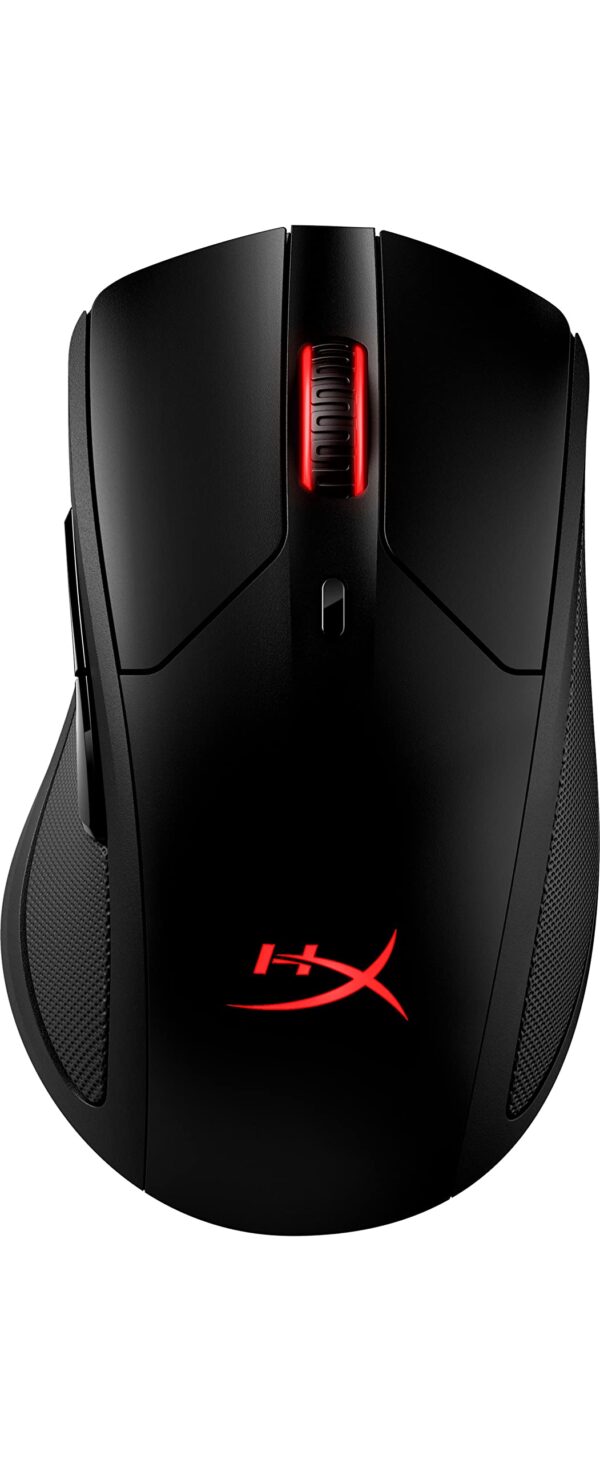 HyperX Pulsefire Dart – Wireless RGB Gaming Mouse – Software-Controlled Customization – 6 Programmable Buttons – Qi-Charging Battery up to 50 hours – PC, PS4, Xbox One Compatible