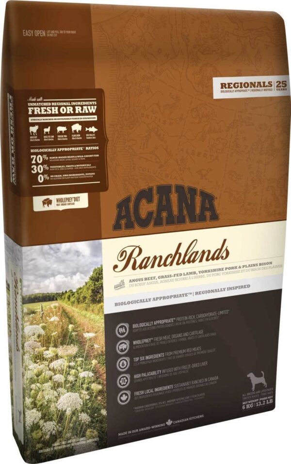 Acana Ranchland Dog Food, 11.4 kg