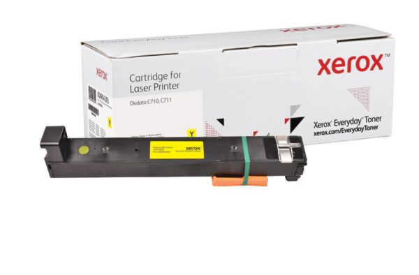 Everyday by Xerox Yellow Toner compatible with OKI 44318605, Standard Capacity