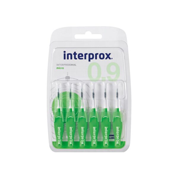 Interprox Interdental Brushes Green Micro 6er, pack of 3 (3x 6 pieces)