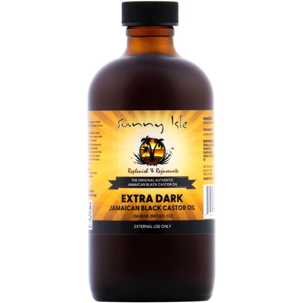 Sunny Isle Jamaican Black Extra Dark Castor Oil 8 oz