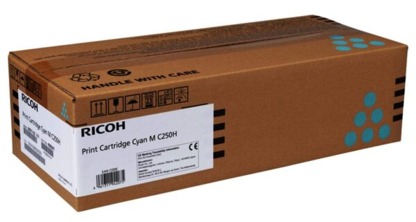 Ricoh M C250E Original Cyan Toner Cartridge M C250FW, M C250FWB