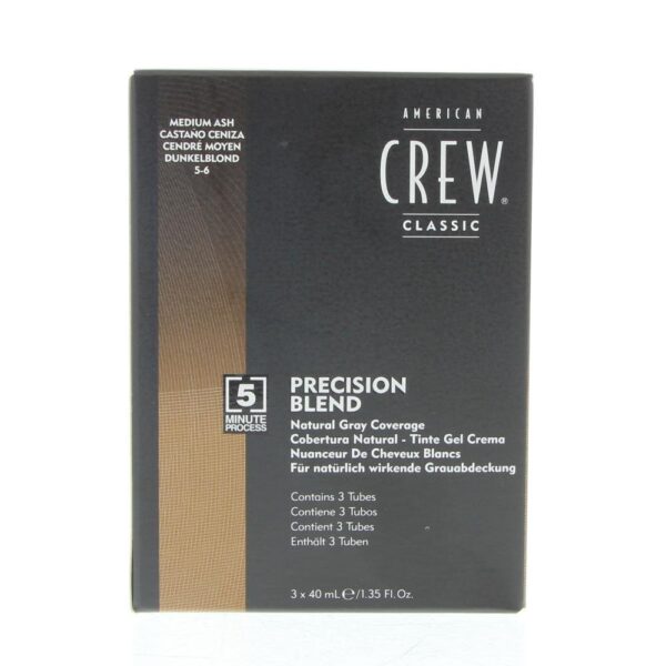 American Crew Precision Colour - 5-6 Medium Ash (3x40ml)