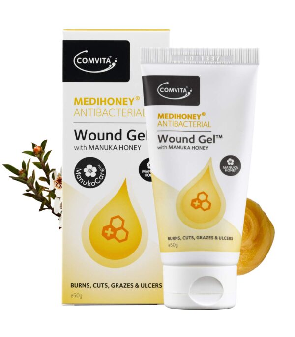 Comvita Medihoney Antibacterial Wound Gel with Manuka Honey (for Burns, Cuts, Grazes & Ezcema) - 50g