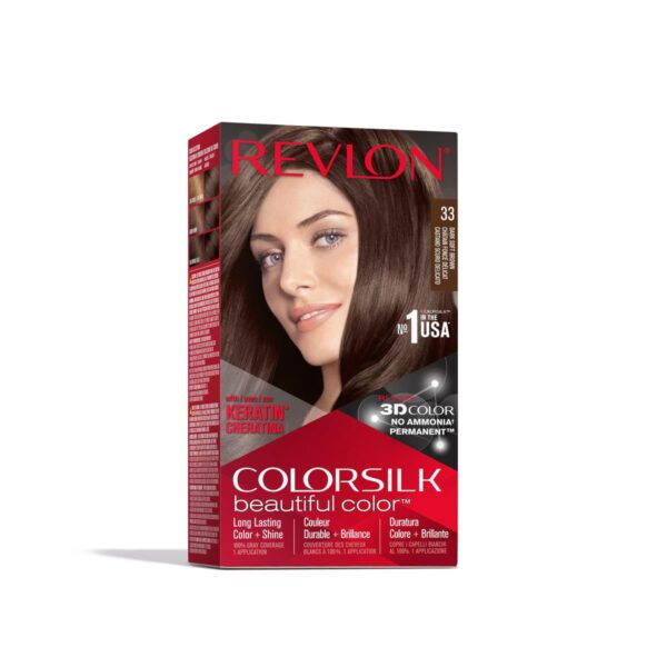 Revlon Colorsilk Beautiful Color, Dark Soft Brown, 1 Count