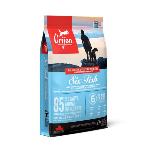 Orijen Six Fish Dog Food, 6 kg