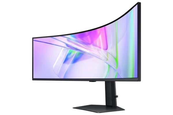 SAMSUNG ViewFinity S95UC 49'' 120Hz PC Monitor - VA Panel, Dual QHD (5120 x 1440), 5ms, Tilt, Swivel, Height Adjustable, KVM Switch, USB-C (90W), LAN, LS49C950UAUXEN