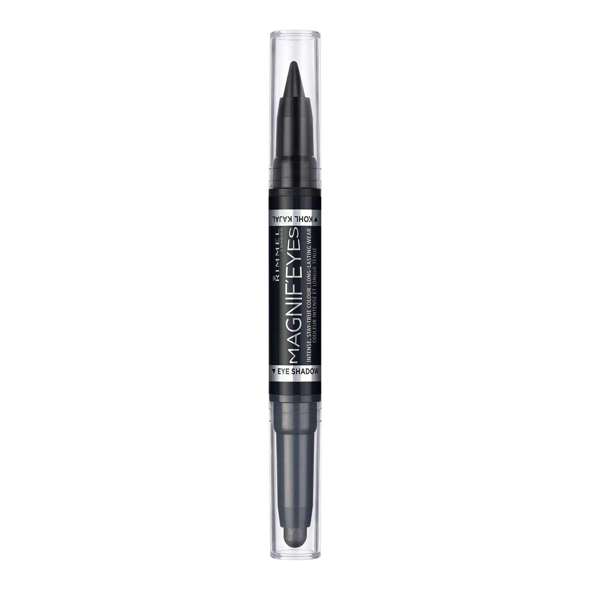 Rimmel London Magnif'Eyes Double Ended Eyeshadow And Liner 1, Back To Blacks