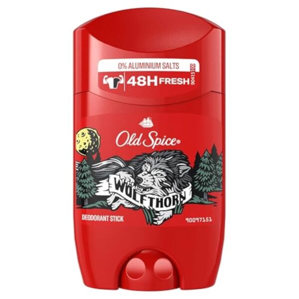 Old Spice Wolfthorn Deodorant Stick, Deodorant Stick Without Aluminium for Men, Men's Deodorant with Long-lasting Fragrance, 50 ml