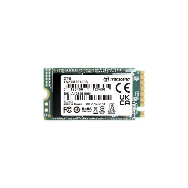 Transcend SSD MTE400S 2TB NVMe PCIe Gen3x4 3D Brand