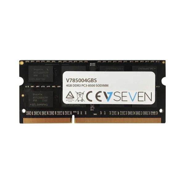 V7 V785004GBS V7 4GB DDR3 PC3-8500 - 1066mhz 1.5V SO DIMM Notebook Memory Module - V785004GBS