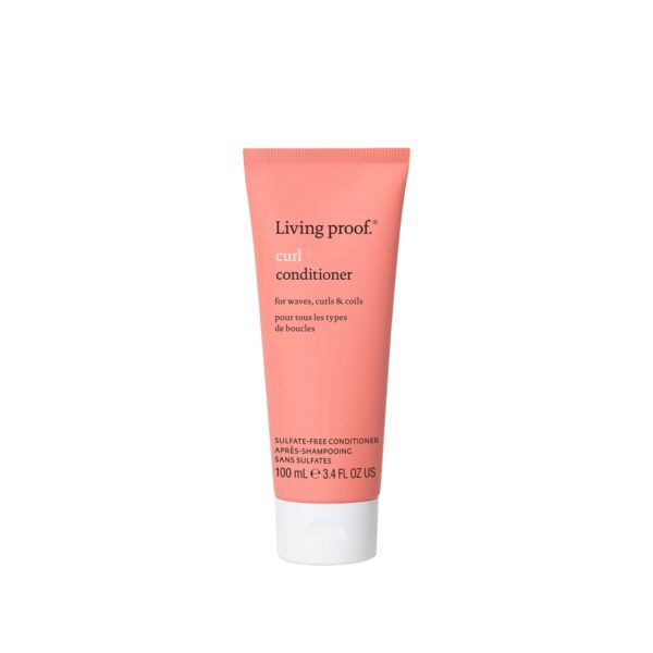 Living Proof Curl Conditioner 100ml | For Waves, Curl & Coils | Paraben Free | Sulphate Free | Silicone Free | Vegan, Clear