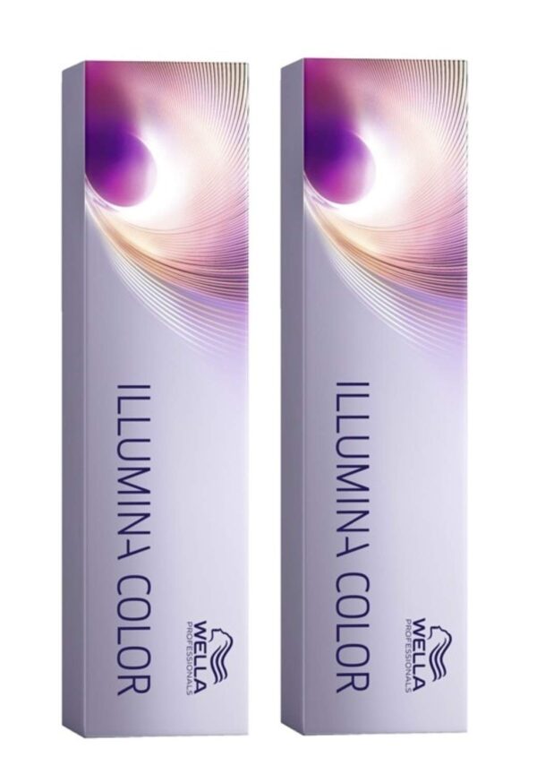 Wella Professionals Illumina Colour, 10/1 Light Blonde Ash, 60 ml, Pack of 2