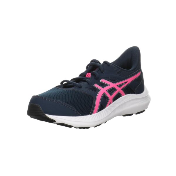 ASICS Boys Jolt 4 Gs Sneaker, French Blue Hot Pink, 4.5 UK